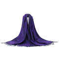 Dame New Design Shawl Winter Pashmina mit 100% Polyester Qualität